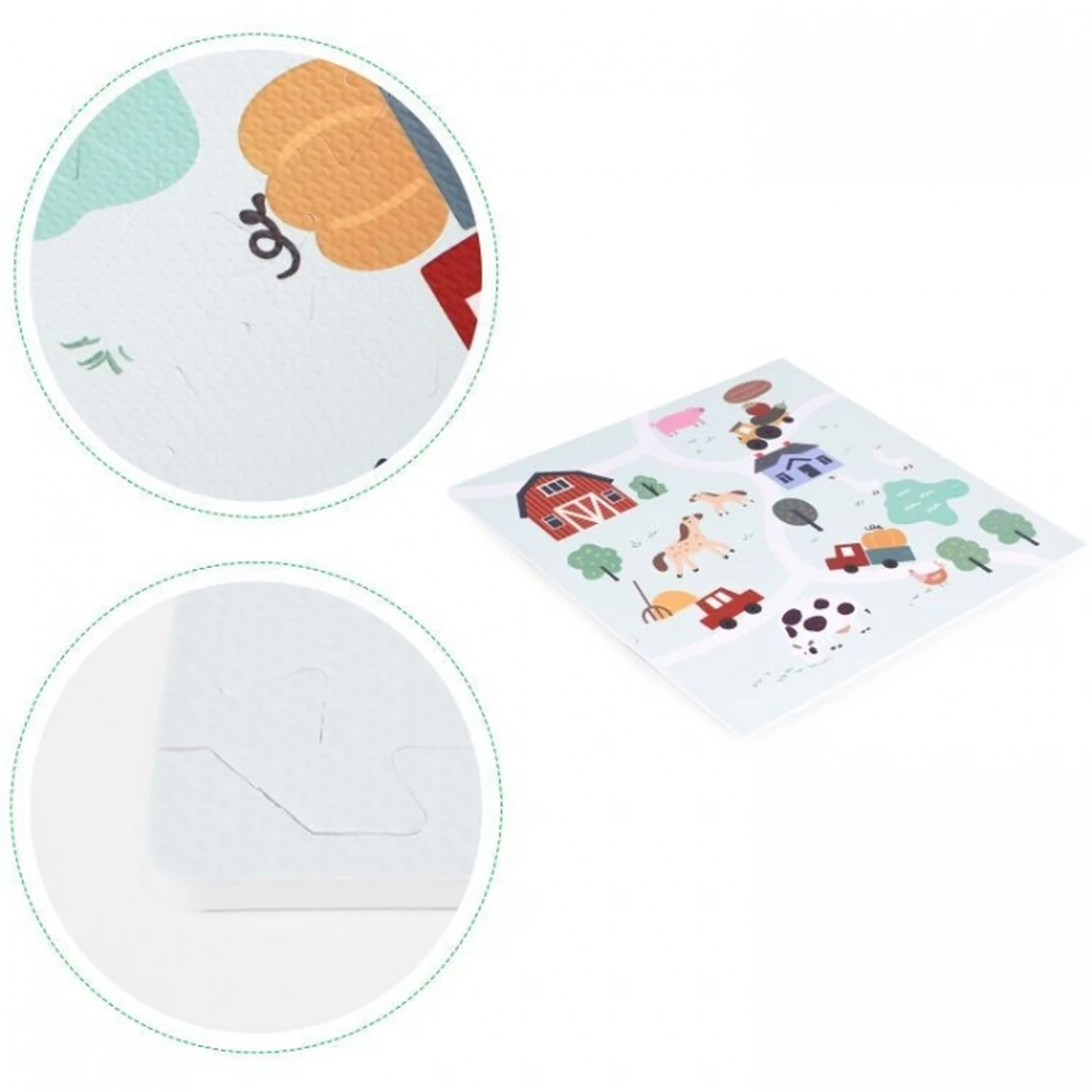 Salteluta de joaca pentru copii 90.5 x 90.5 x 1 cm - Ferma [6]