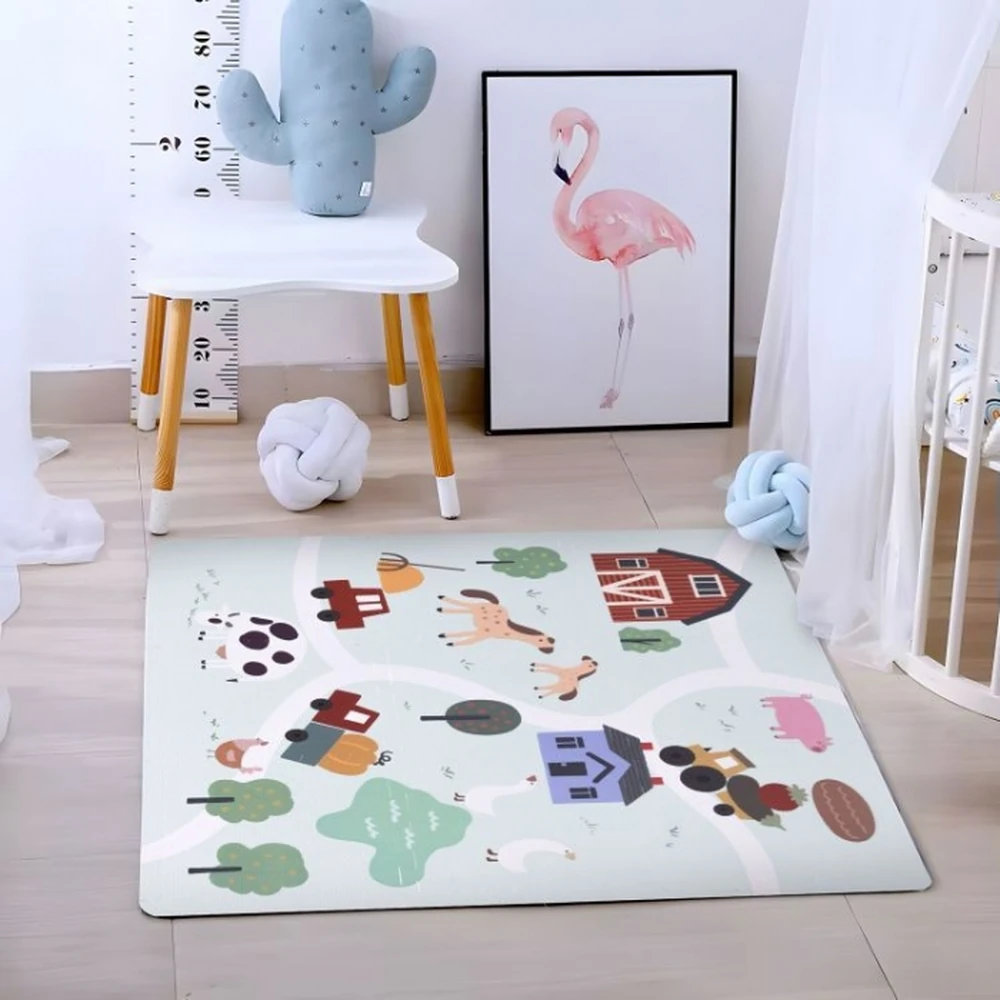 Salteluta de joaca pentru copii 90.5 x 90.5 x 1 cm - Ferma [2]