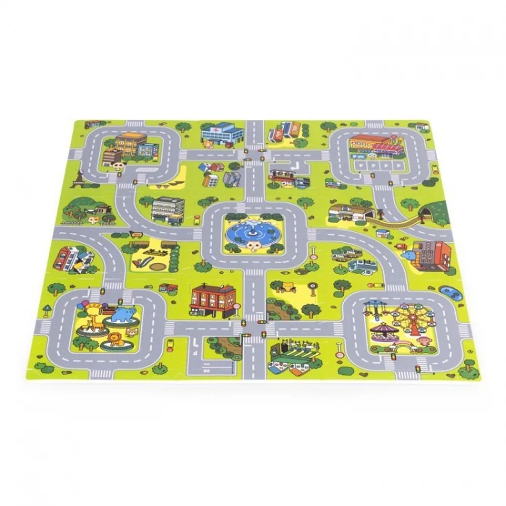 Salteluta de joaca pentru copii 90.5 x 90.5 x 1 cm - Orasel [6]