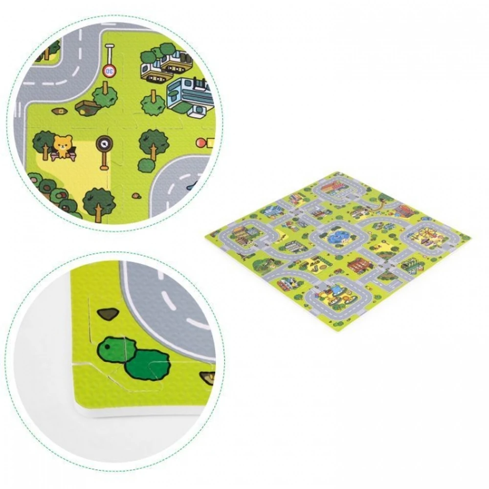 Salteluta de joaca pentru copii 90.5 x 90.5 x 1 cm - Orasel [5]