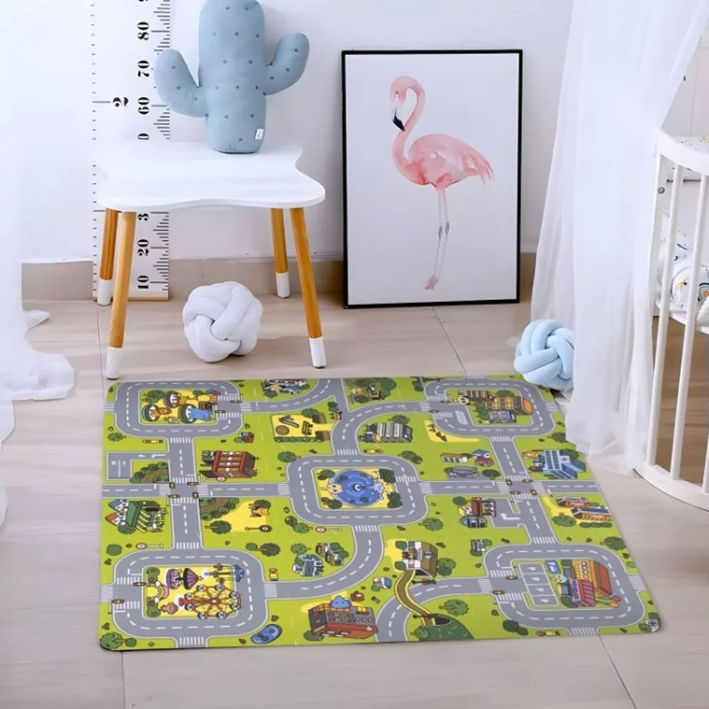 Salteluta de joaca pentru copii 90.5 x 90.5 x 1 cm - Orasel [2]