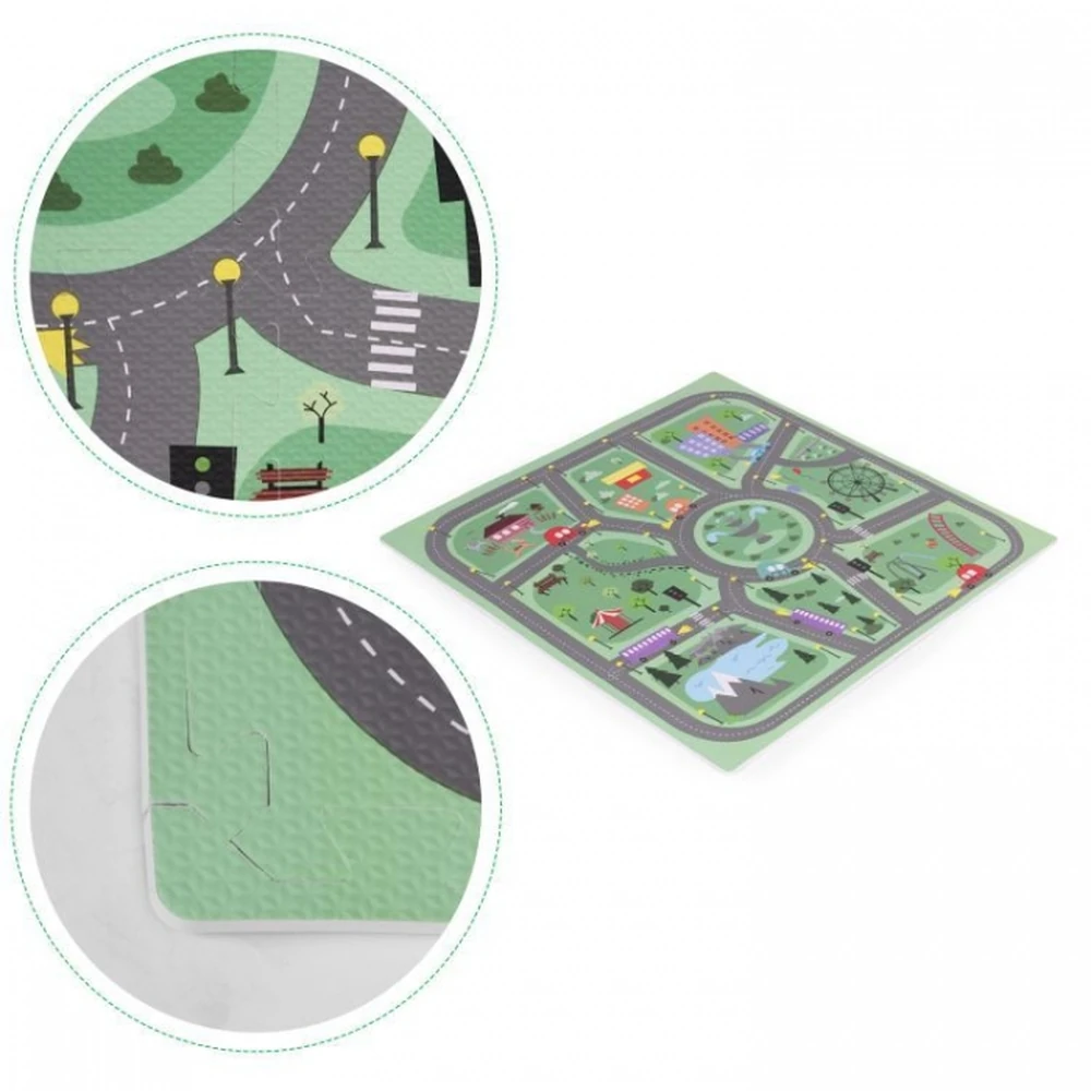 Salteluta de joaca pentru copii 90.5 x 90.5 x 1 cm - Orasel [5]