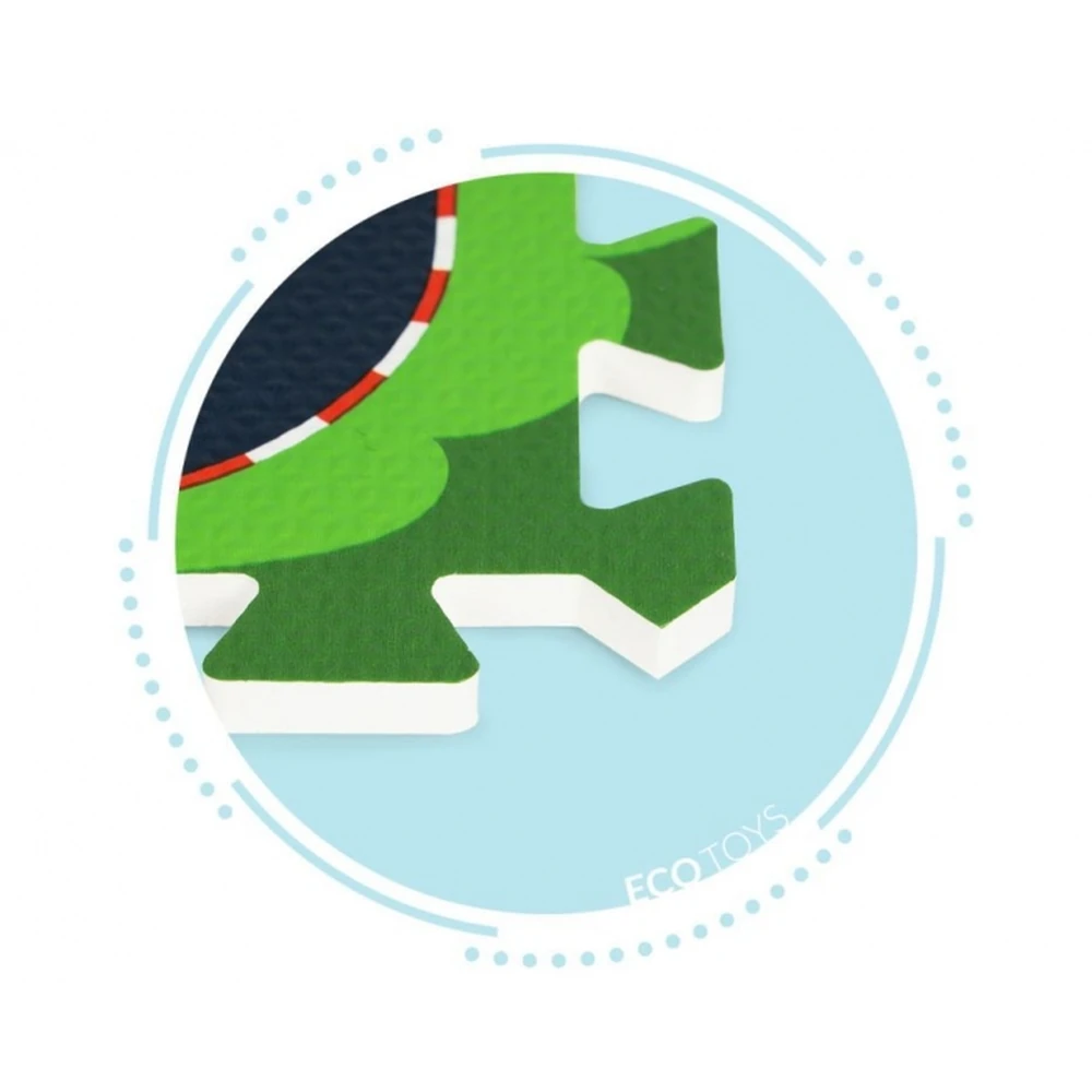 Salteluta de joaca tip puzzle, 12 elemente, iPlay - City [4]