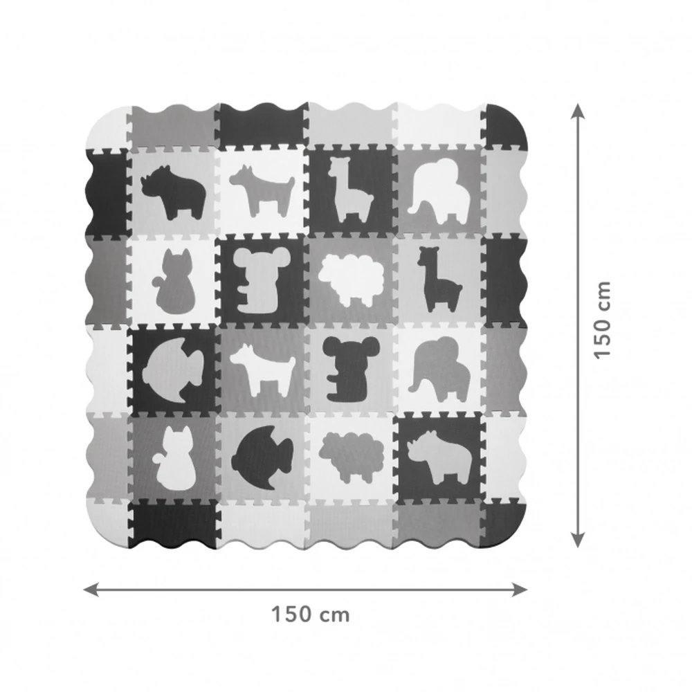 Salteluta de joaca tip puzzle Kidwell HAPPY - Zoo [3]