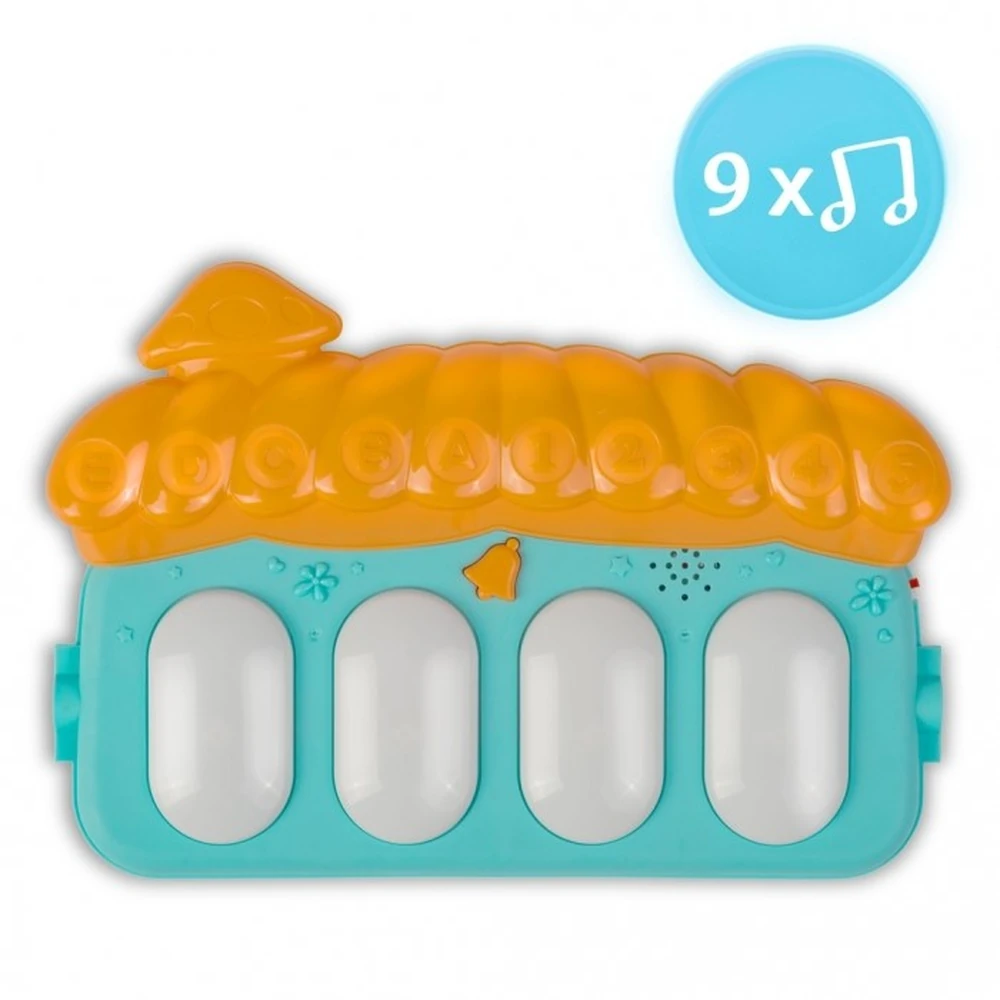 Salteluta de joaca XXL, pian cu 9 melodii si 5 jucarii Ricokids 7315, Multicolora [2]