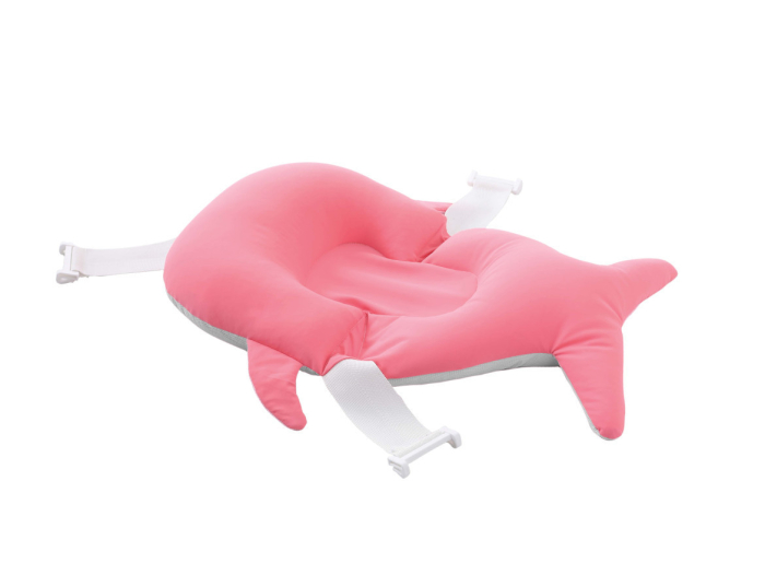 Salteluta suport pentru baita Balena, BabyJem, 35x50 cm, Roz [2]
