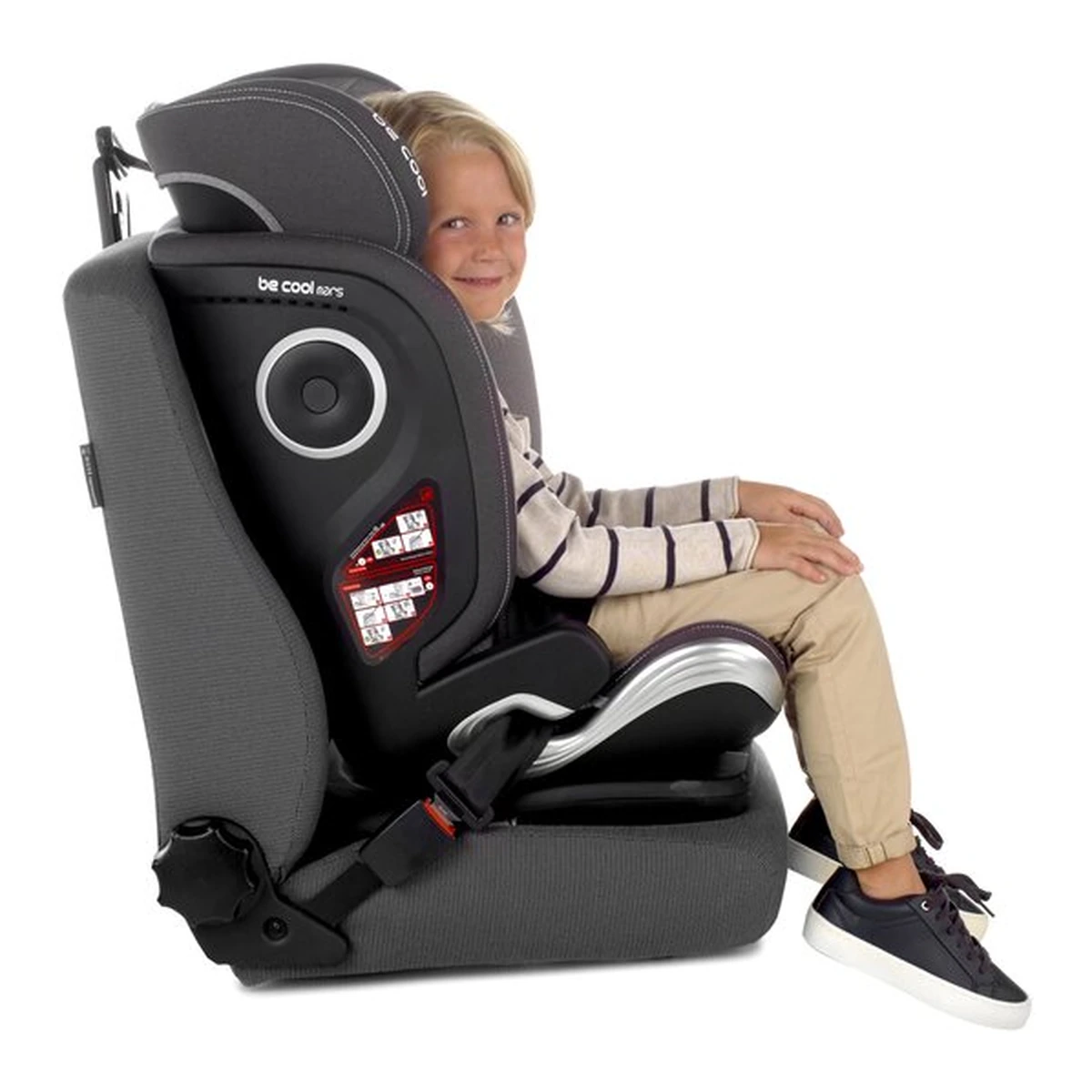 Scaun auto, Be Cool, Mars I-Size, 100-150 cm, 4-12 ani, isofix, Dark [12]