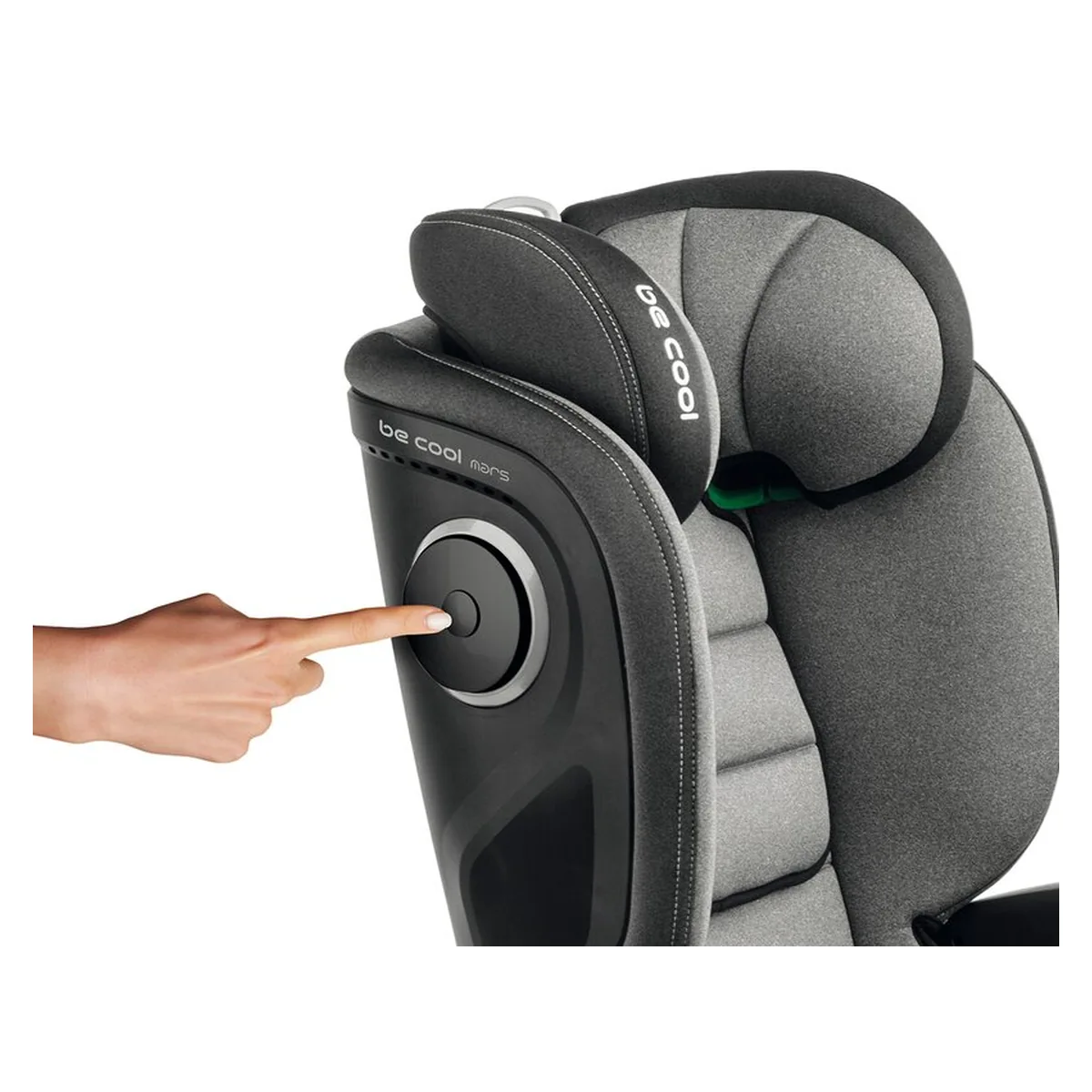 Scaun auto, Be Cool, Mars I-Size, 100-150 cm, 4-12 ani, isofix, Dark [8]