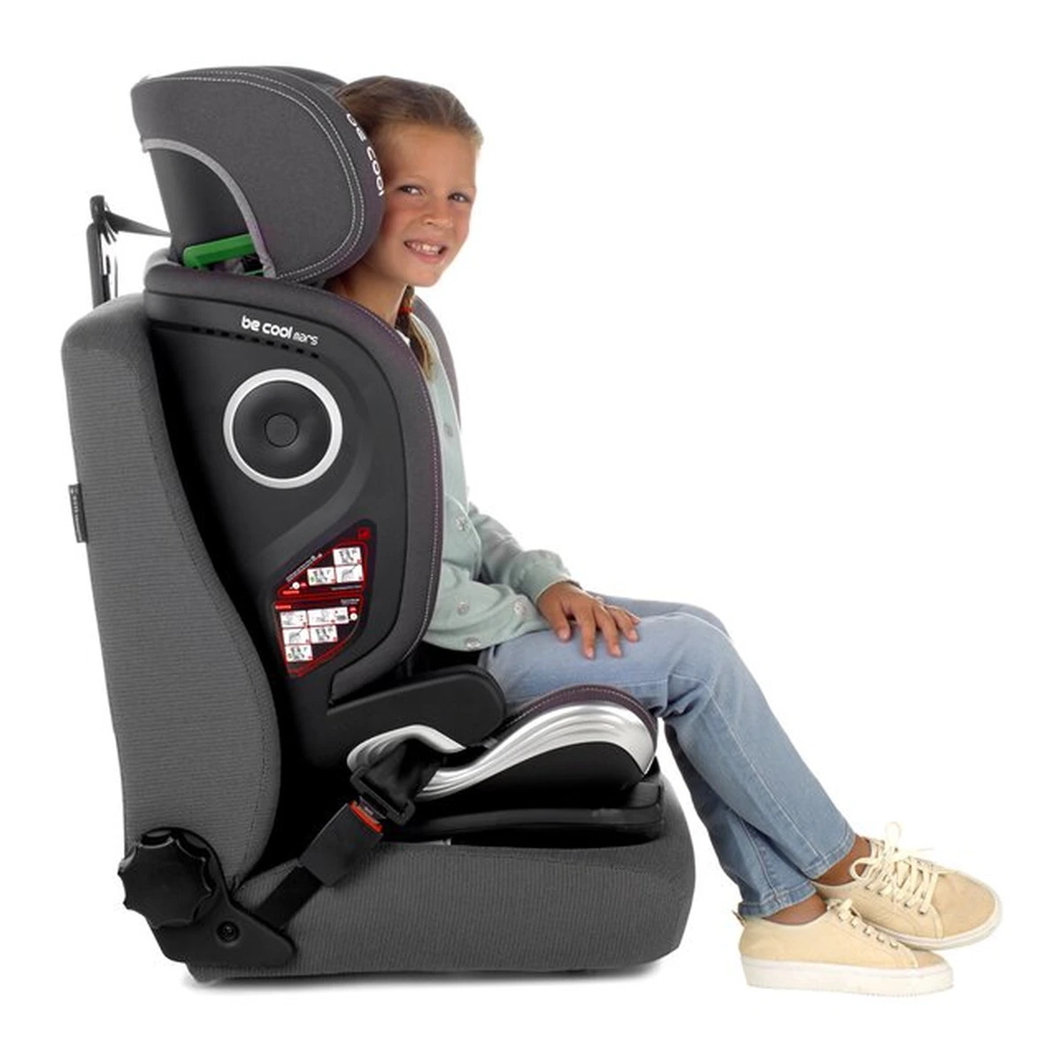 Scaun auto, Be Cool, Mars I-Size, 100-150 cm, 4-12 ani, isofix, Dark [10]