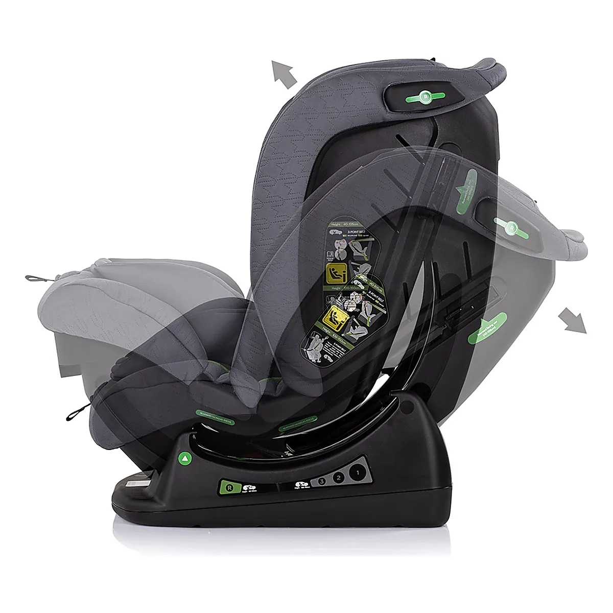 Scaun auto Chipolino Aviato I-Size 40-150 cm, Cloud 12 ani [5]