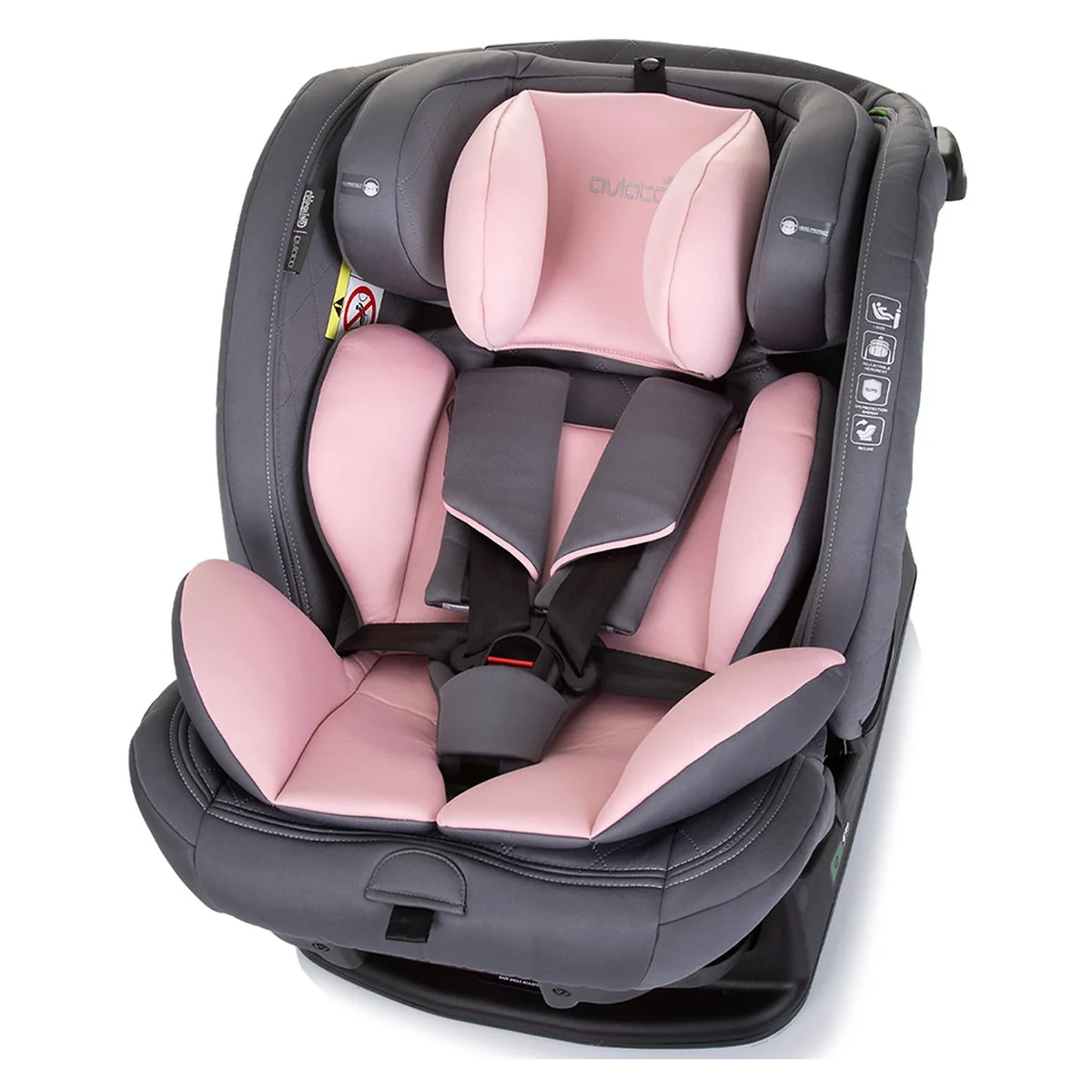 Scaun auto Chipolino Aviato I-Size 40-150 cm flamingo [6]