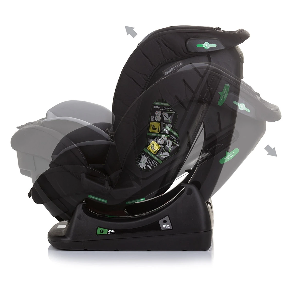 Scaun auto Chipolino Aviato I-Size 40-150 cm, Granite [5]