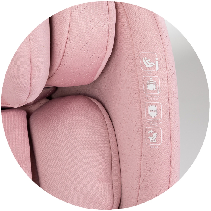 Scaun auto Chipolino Aviato I-Size 40-150 cm, Pink marshmallow [8]
