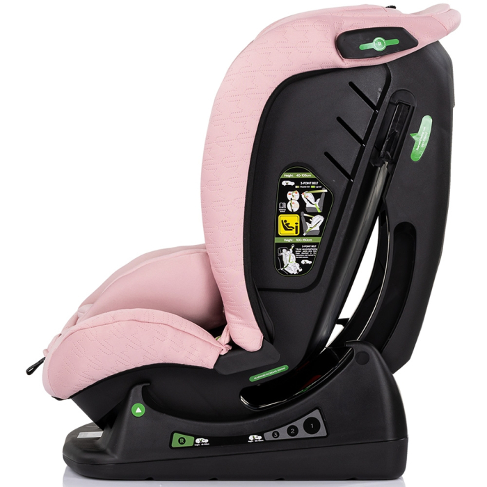 Scaun auto Chipolino Aviato I-Size 40-150 cm, Pink marshmallow [4]