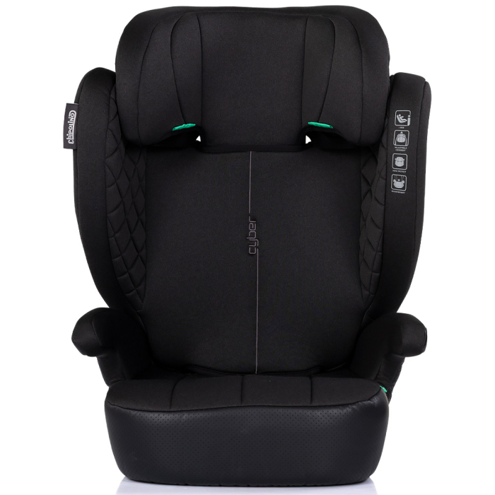 Scaun auto Chipolino Cyber I-Size 100-150 cm, Noir [2]