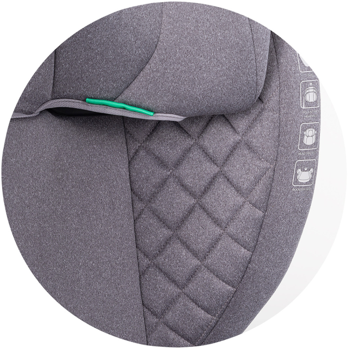 Scaun auto Chipolino Cyber I-Size 100-150 cm, Platinum [9]