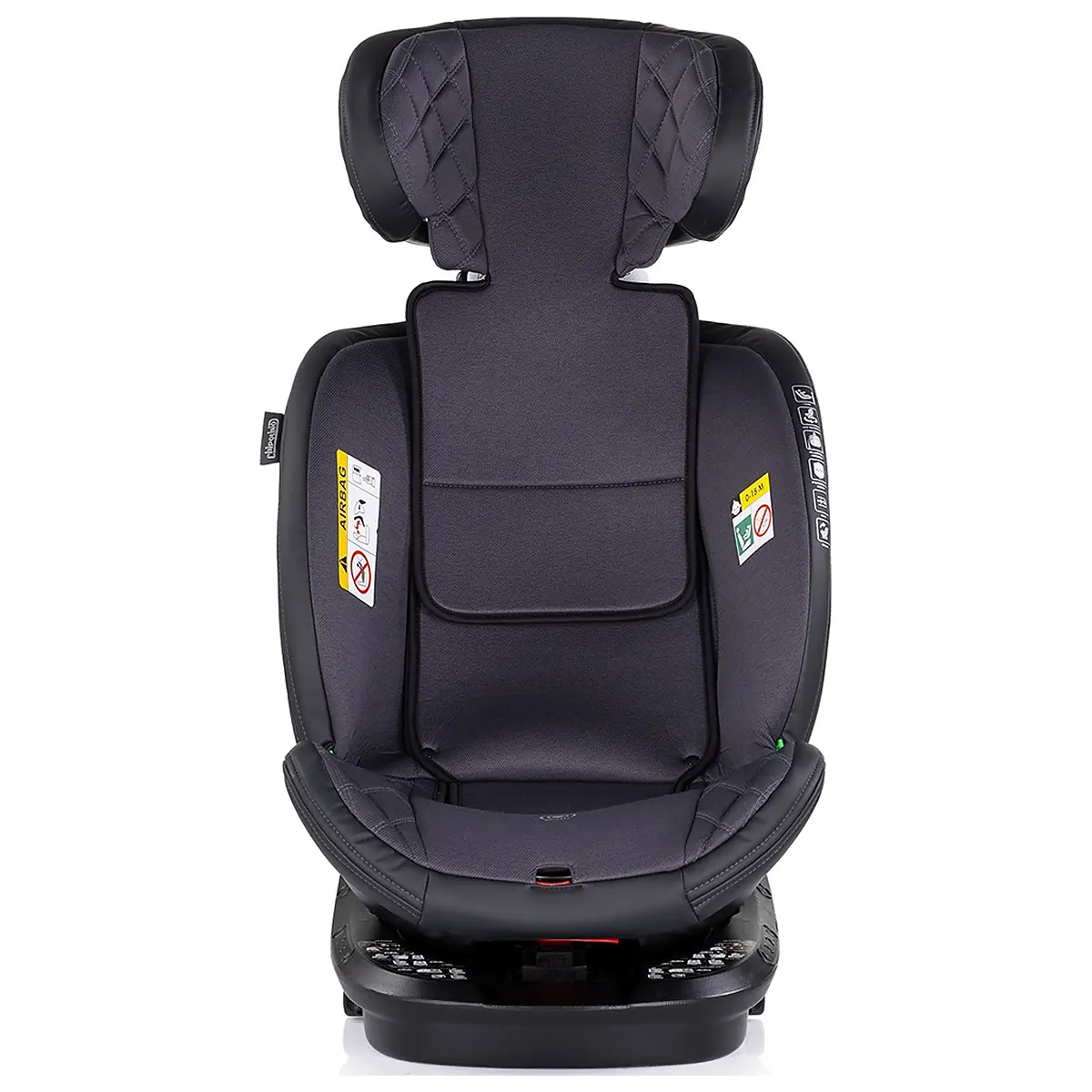 Scaun auto Chipolino Hypnotic I-Size 40-150 cm cu sistem Isofix si sezut rotativ anthracite 12 ani [3]