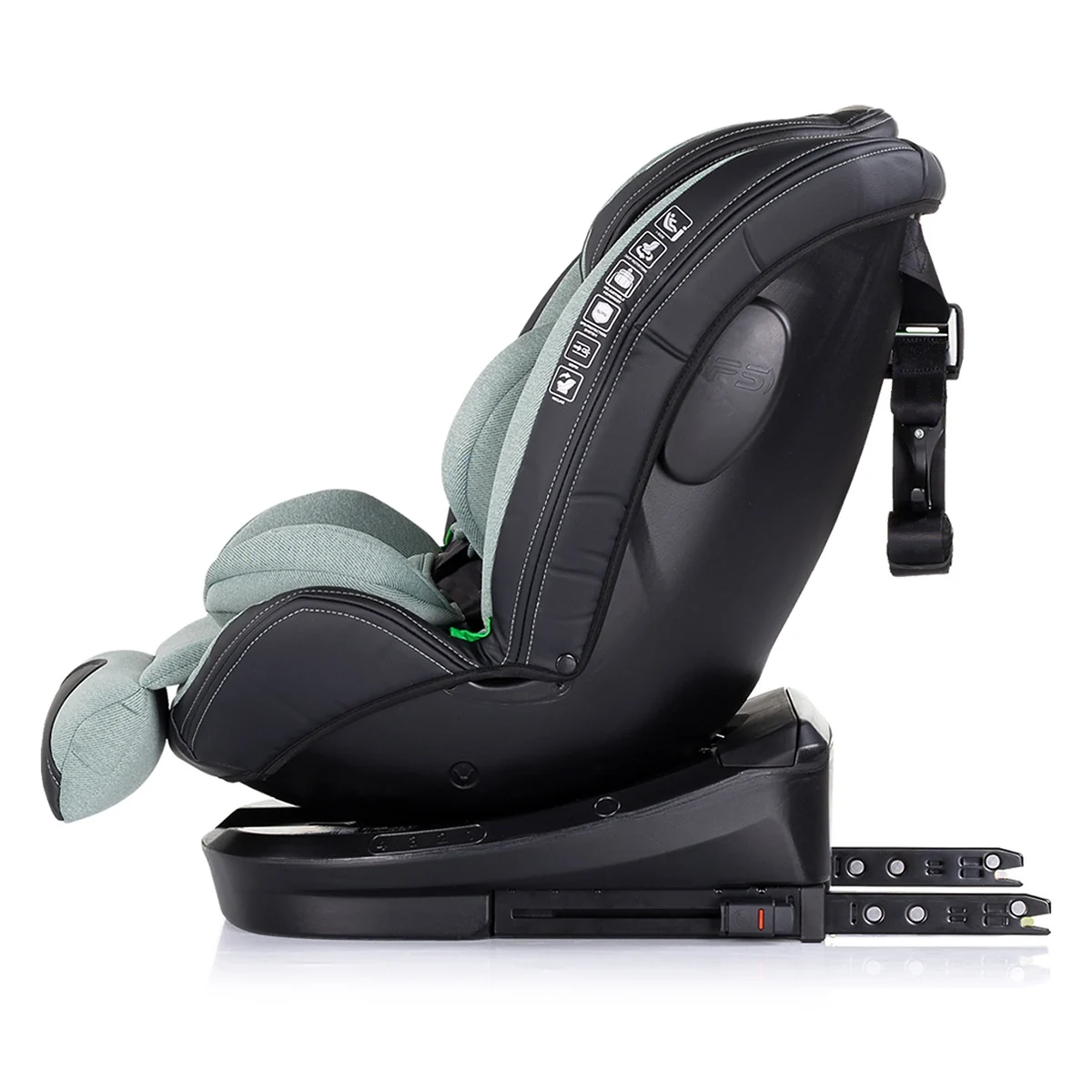 Scaun auto Chipolino Hypnotic I-Size 40-150 cm cu sistem Isofix si sezut rotativ basil [4]