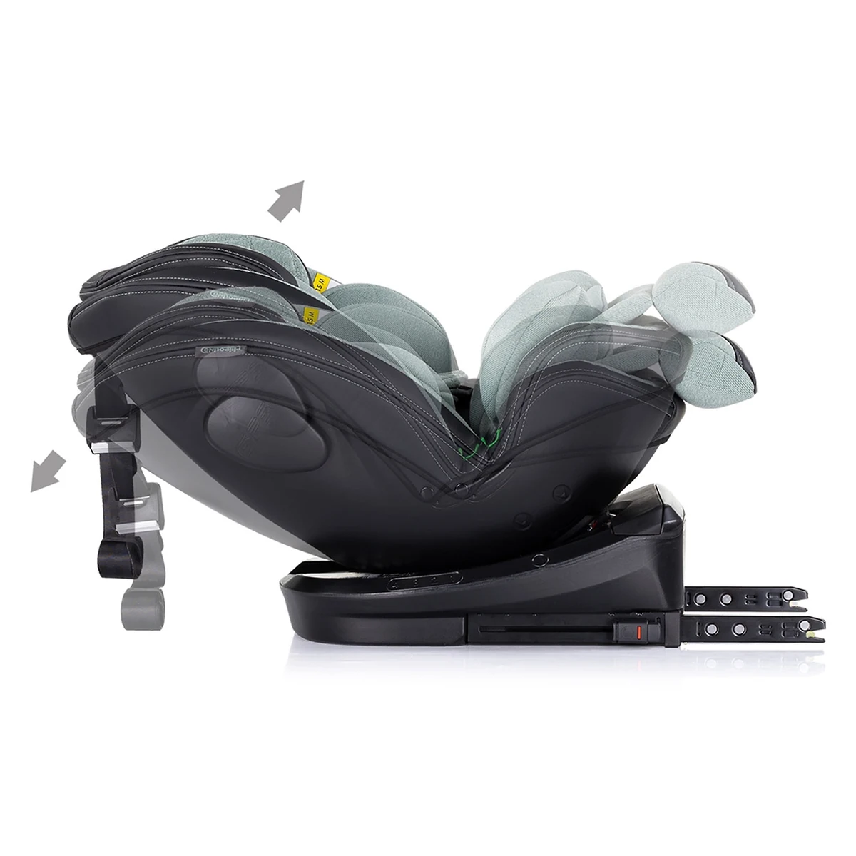 Scaun auto Chipolino Hypnotic I-Size 40-150 cm cu sistem Isofix si sezut rotativ basil [9]