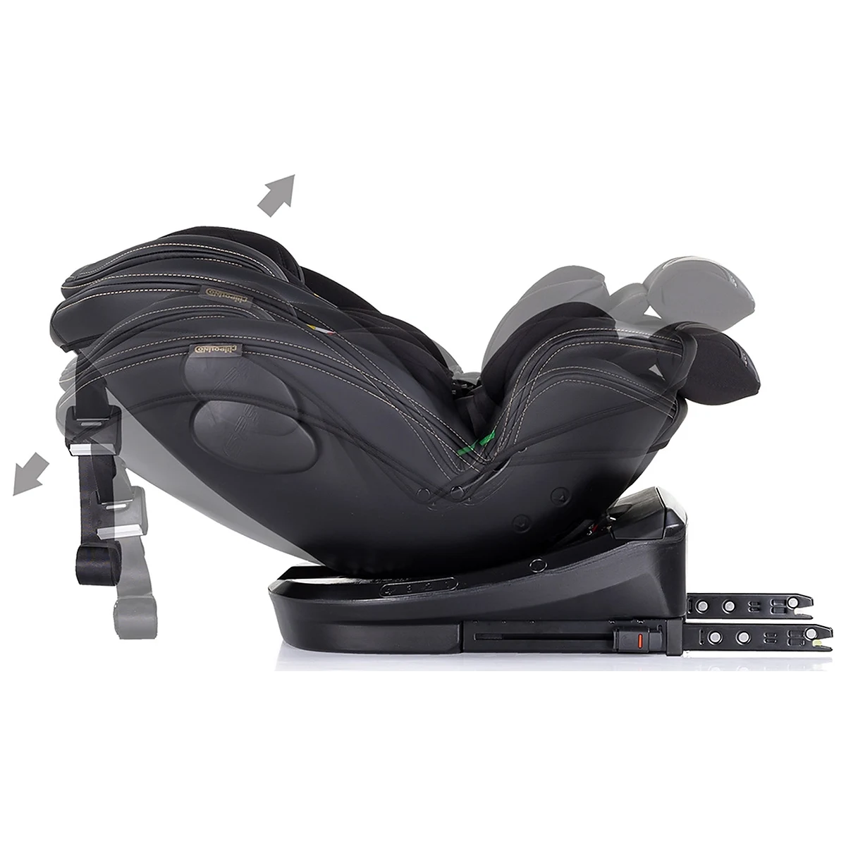 Scaun auto Chipolino Hypnotic I-Size 40-150 cm cu sistem Isofix si sezut rotativ blackberry 12 ani [9]