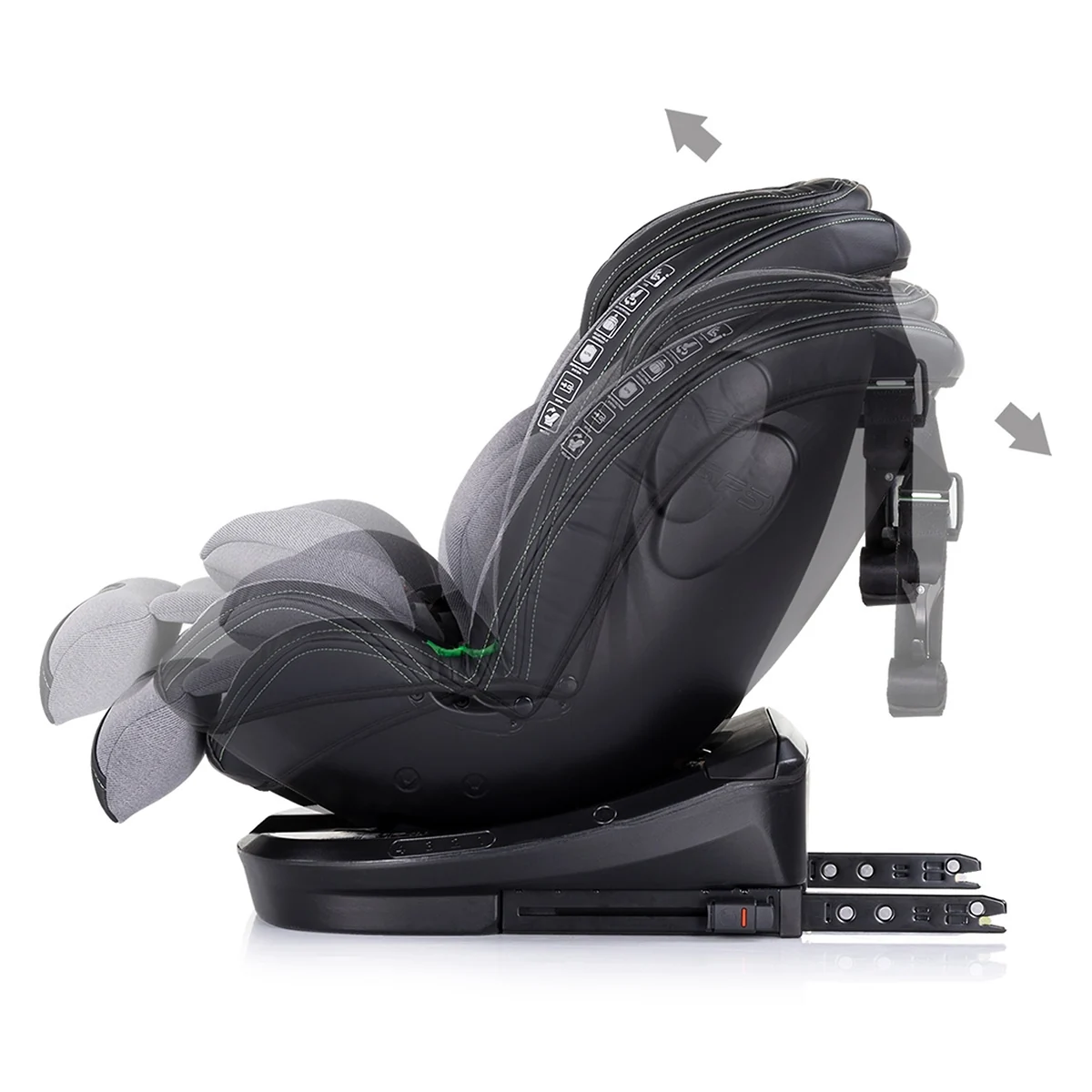 Scaun auto Chipolino Hypnotic I-Size 40-150 cm cu sistem Isofix si sezut rotativ cloud [5]