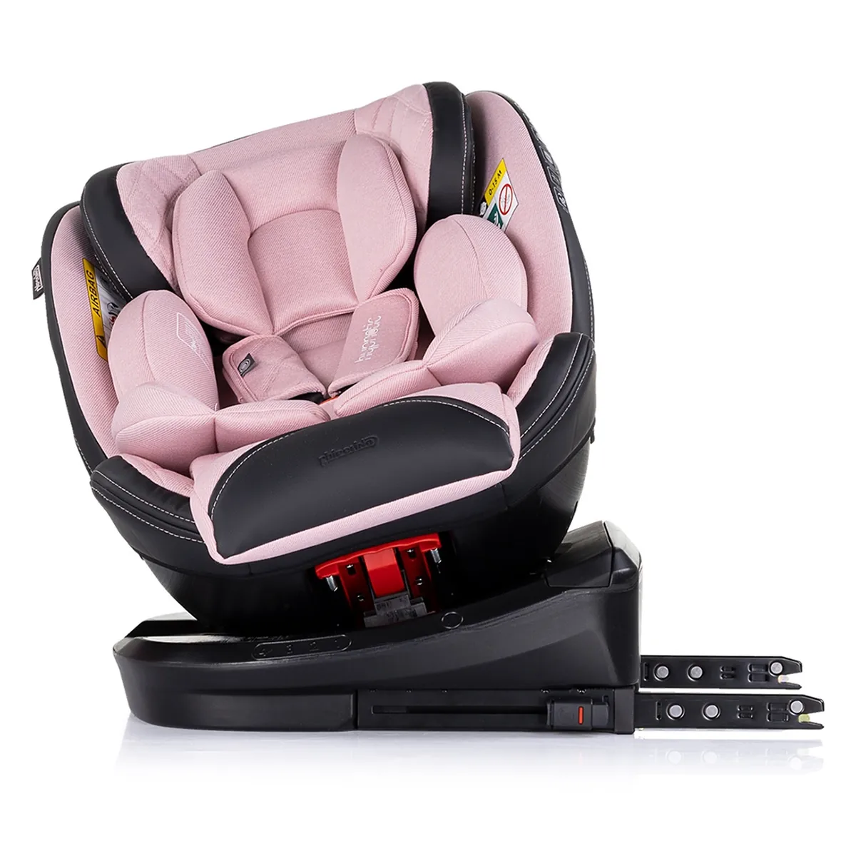 Scaun auto Chipolino Hypnotic I-Size 40-150 cm cu sistem Isofix si sezut rotativ pink marshmallow [6]