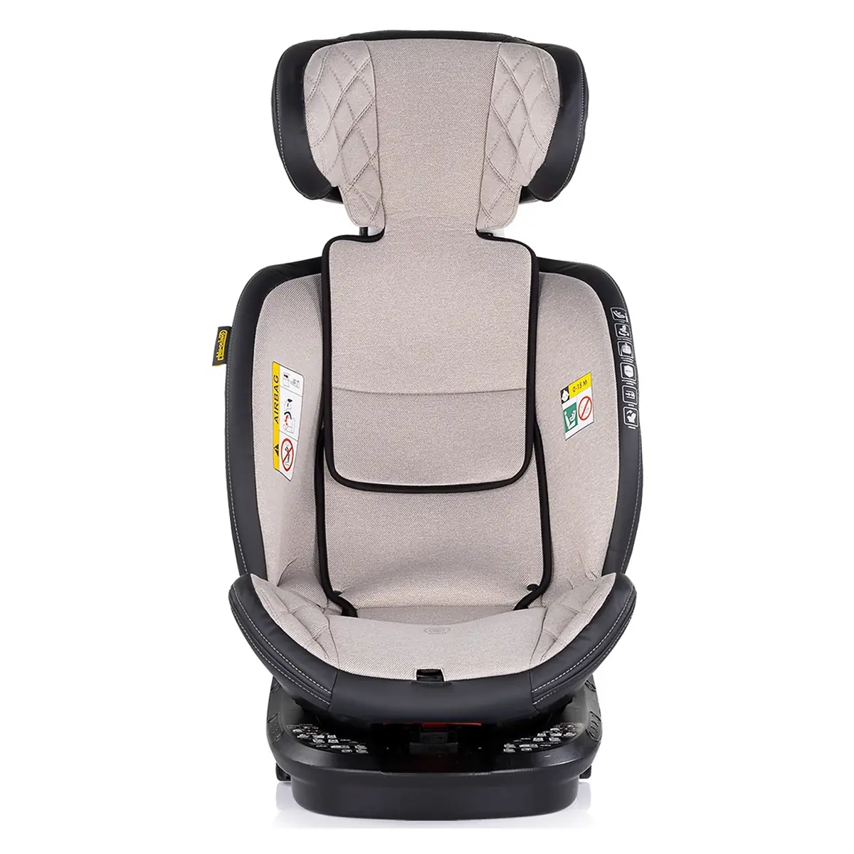 Scaun auto Chipolino Hypnotic I-Size 40-150 cm cu sistem Isofix si sezut rotativ tiramisu [3]