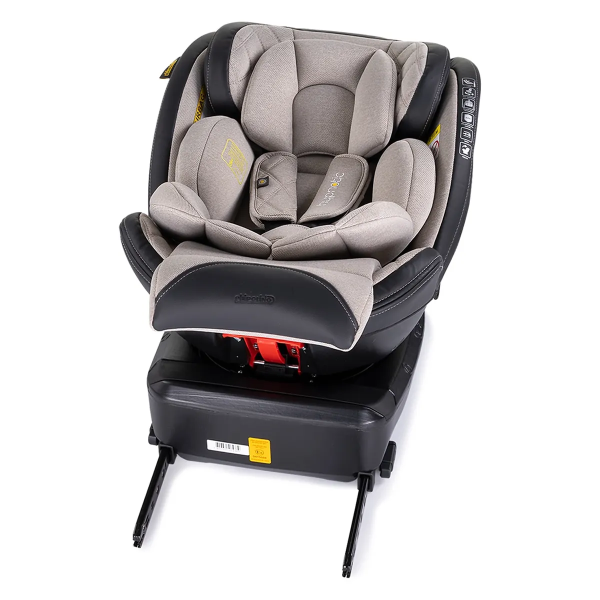Scaun auto Chipolino Hypnotic I-Size 40-150 cm cu sistem Isofix si sezut rotativ tiramisu [10]