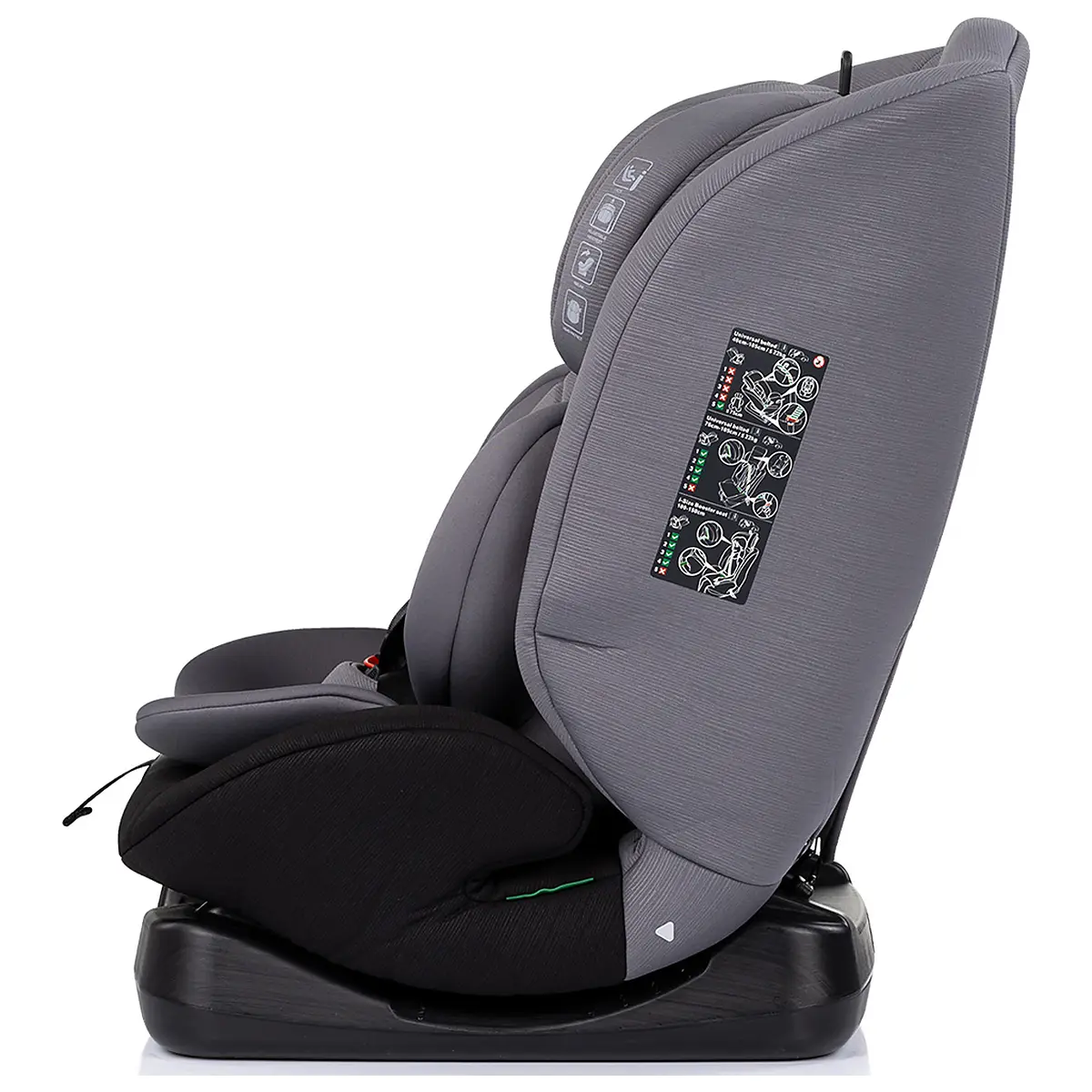 Scaun auto Chipolino Mondial I-Size 40-150 cm, Charcoal 12 ani [4]