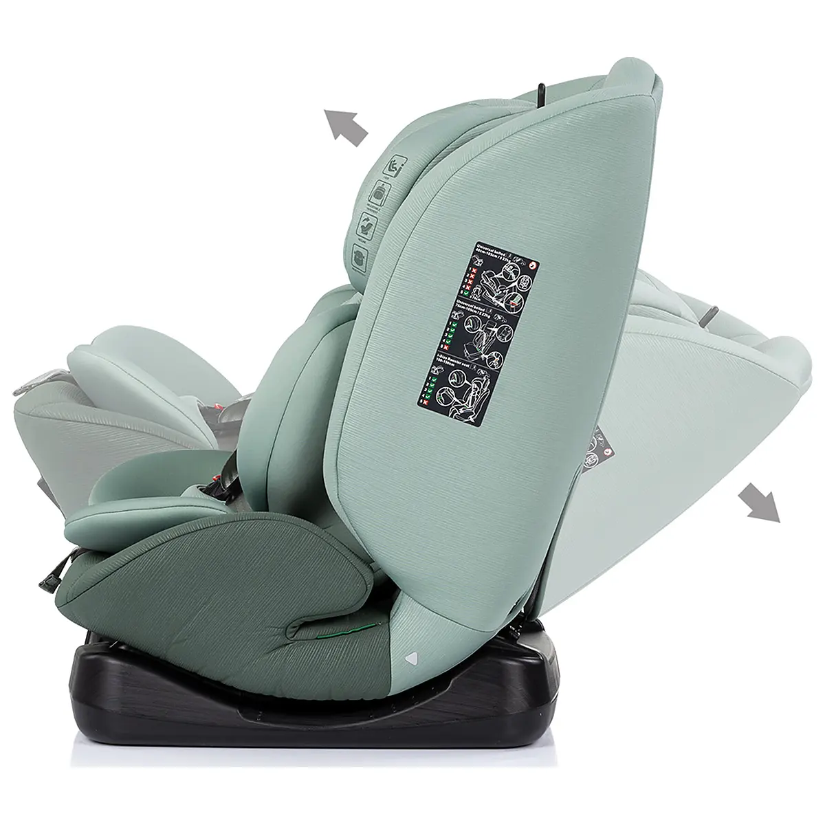 Scaun auto Chipolino Mondial I-Size 40-150 cm, Matcha 12 ani [5]