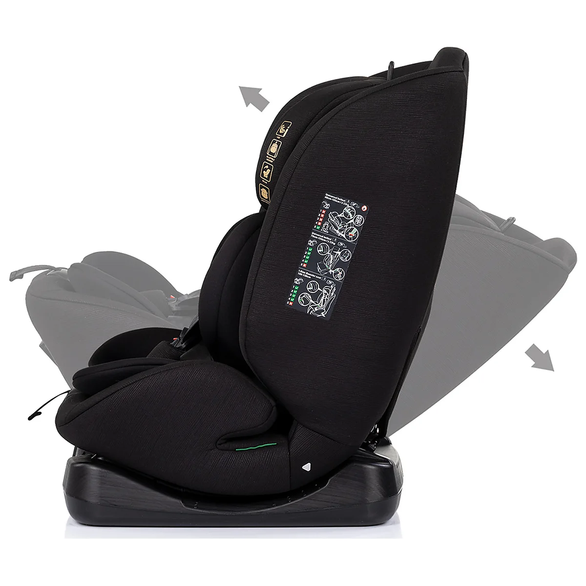 Scaun auto Chipolino Mondial I-Size 40-150 cm, Noir 12 ani [5]