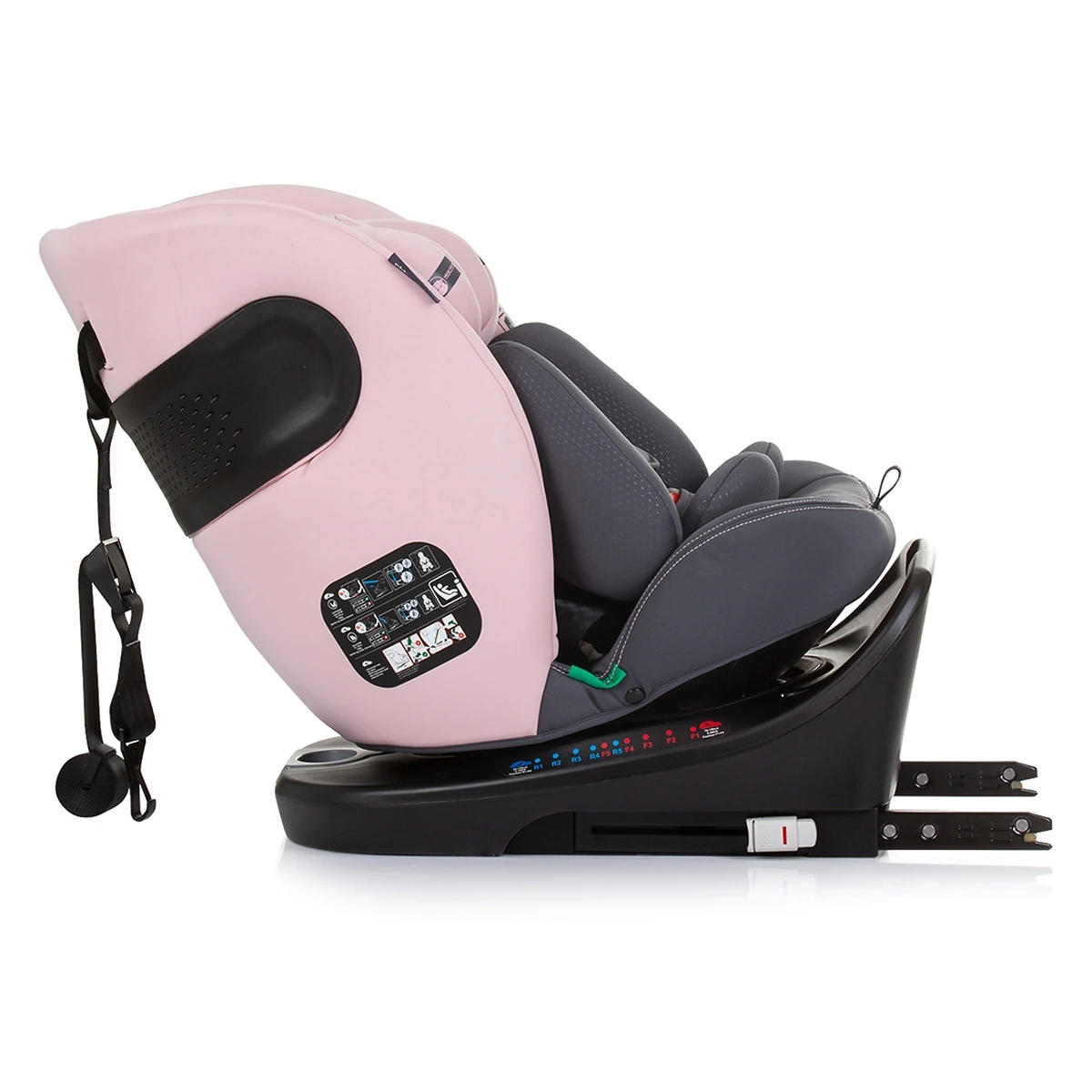 Scaun auto Chipolino Motion I-Size 40-150 cm flamingo cu sistem Isofix [8]