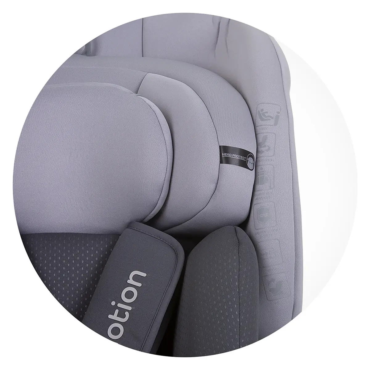 Scaun auto Chipolino Motion I-Size 40-150 cm granite cu sistem Isofix [13]