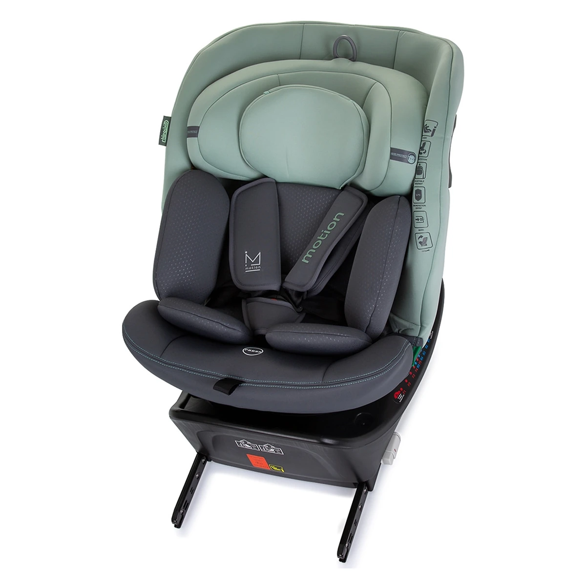 Scaun auto Chipolino Motion I-Size 40-150 cm pastel green cu sistem Isofix [11]