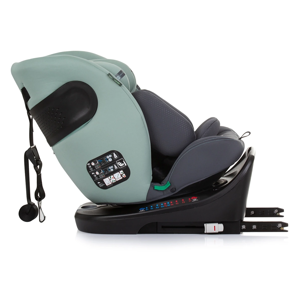 Scaun auto Chipolino Motion I-Size 40-150 cm pastel green cu sistem Isofix [8]