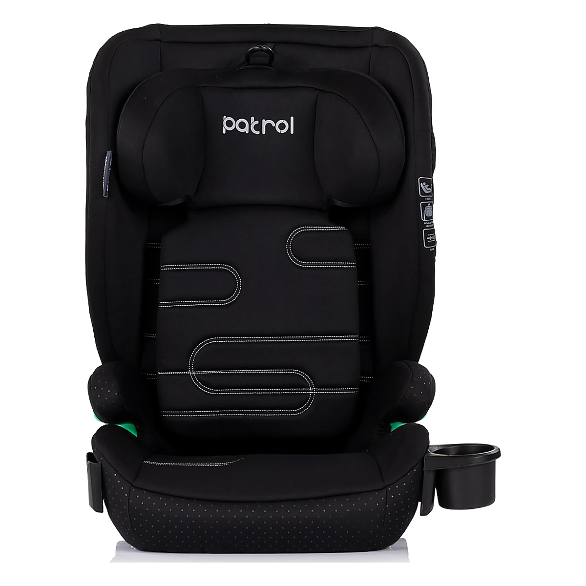 Scaun auto Chipolino Patrol I-Size 100-150 cm cu sistem Isofix, Noir 12 ani [2]