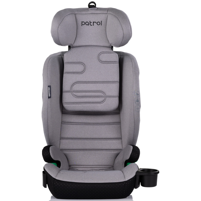 Scaun auto Chipolino Patrol I-Size 100-150 cm cu sistem Isofix, Platinum [3]
