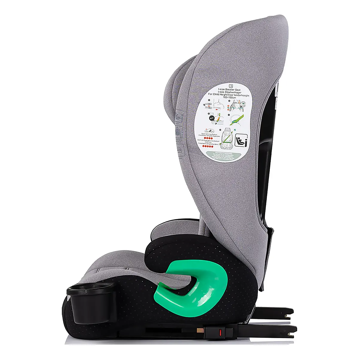 Scaun auto Chipolino Patrol I-Size 100-150 cm cu sistem Isofix, Platinum [4]