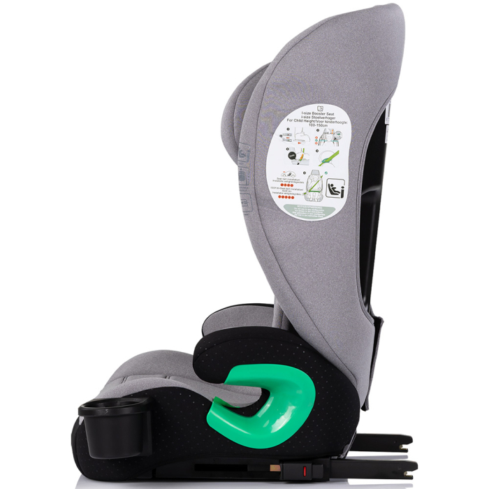 Scaun auto Chipolino Patrol I-Size 100-150 cm cu sistem Isofix, Platinum [4]