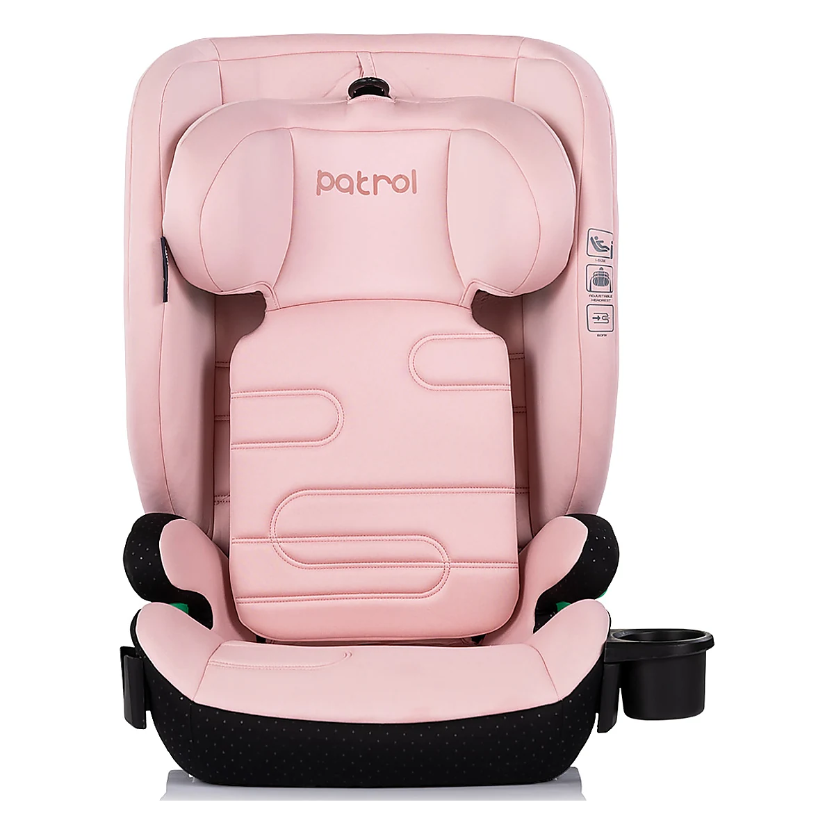 Scaun auto Chipolino Patrol I-Size 100-150 cm cu sistem Isofix, Powder pink 12 ani [2]