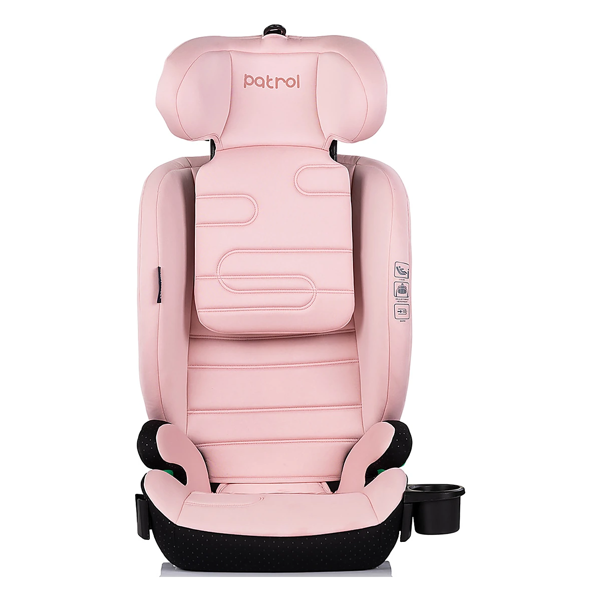 Scaun auto Chipolino Patrol I-Size 100-150 cm cu sistem Isofix, Powder pink 12 ani [3]