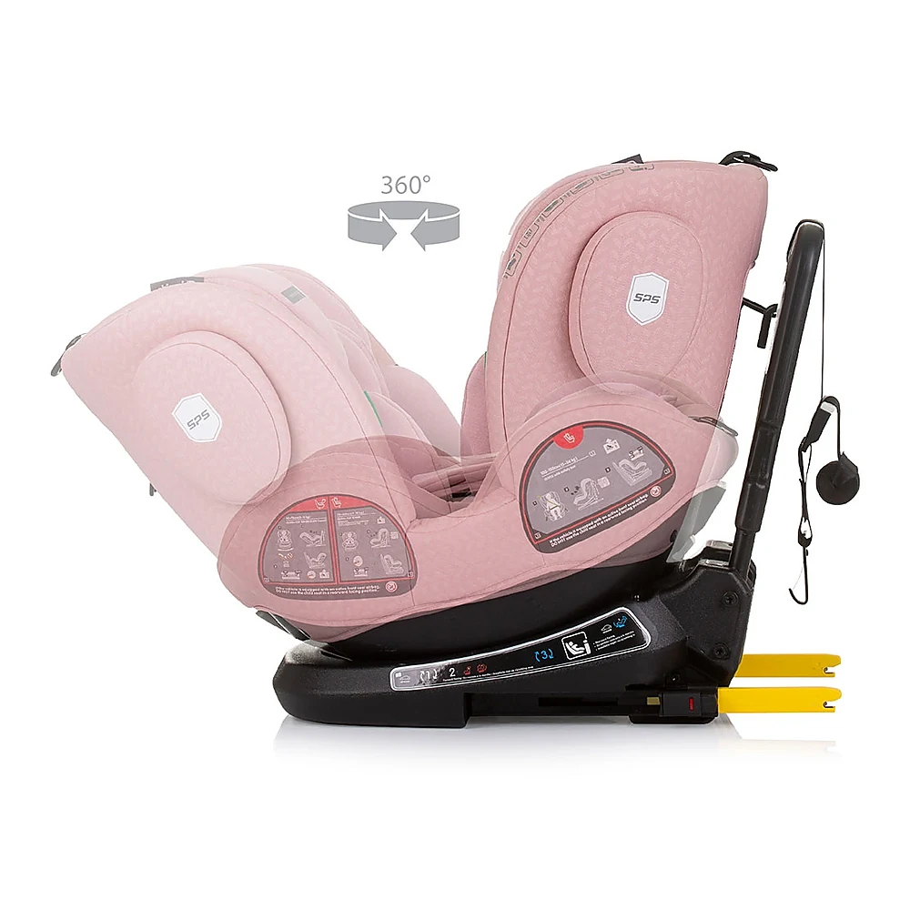 Scaun auto Chipolino Peak Isofix Roz flamingo [6]