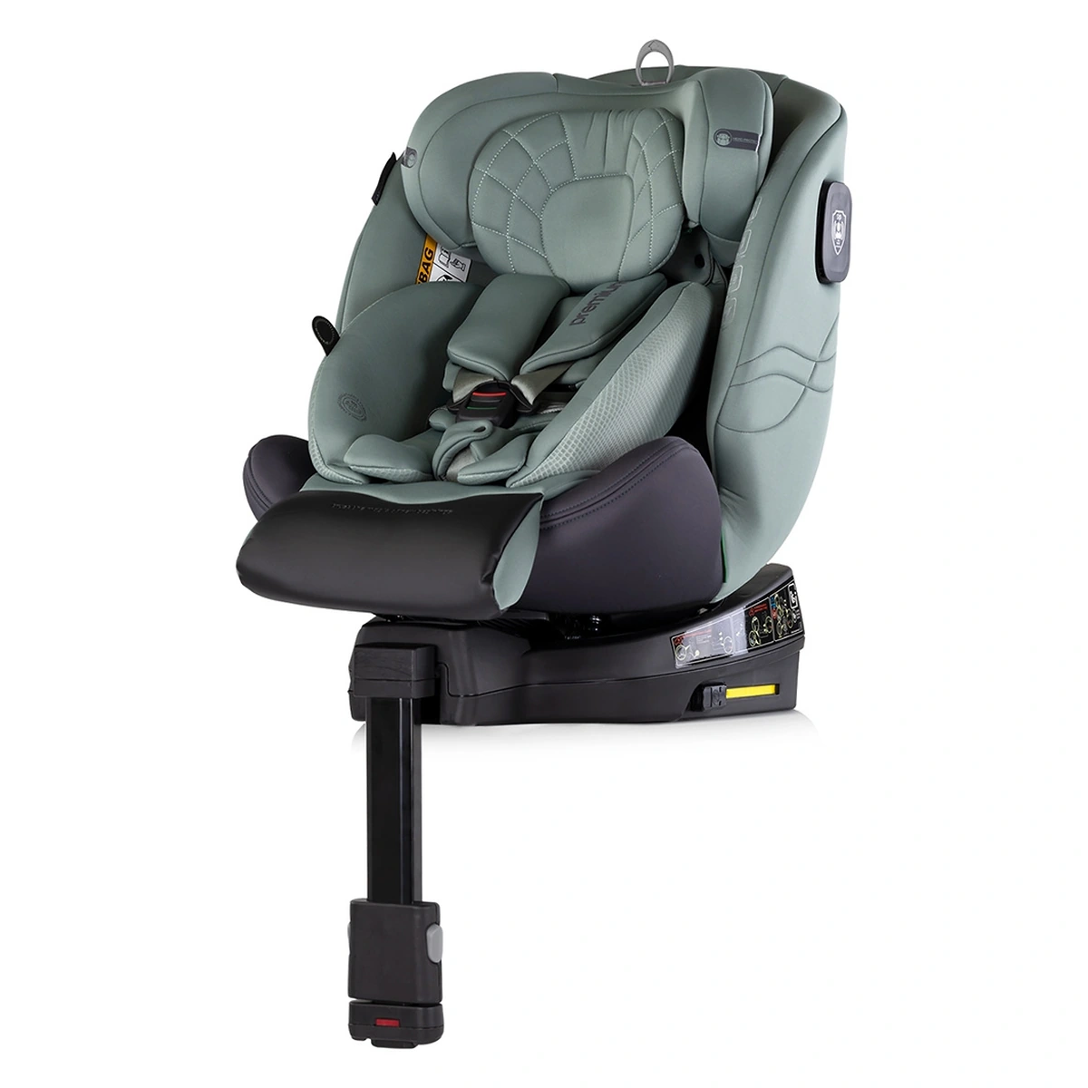 Scaun auto Chipolino Premium I-Size 40-150 cm cu sistem Isofix, Basil [2]
