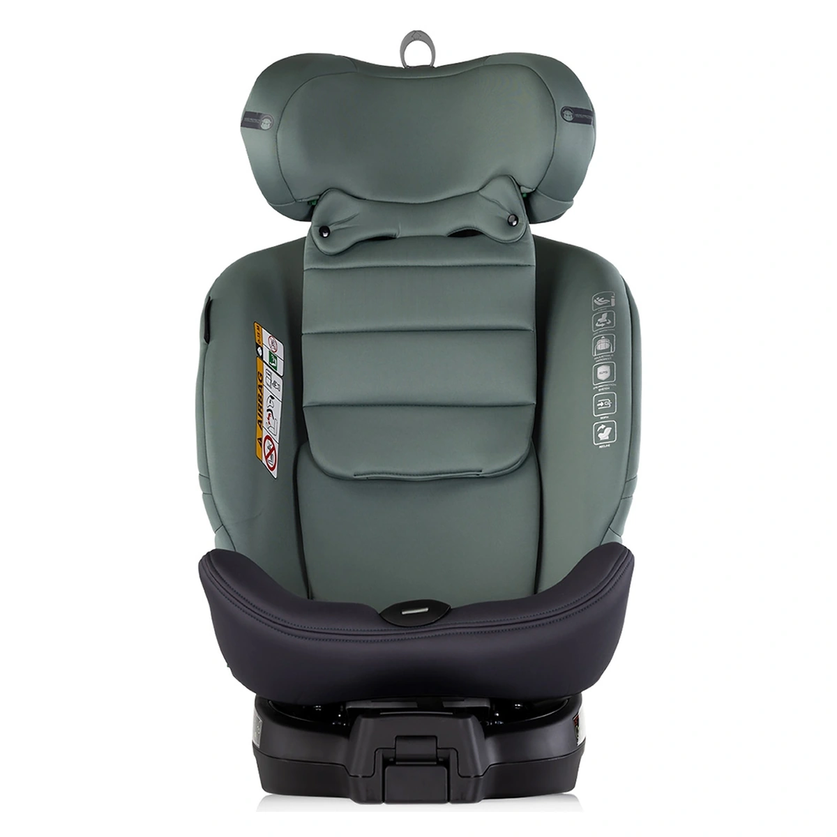Scaun auto Chipolino Premium I-Size 40-150 cm cu sistem Isofix, Basil [9]