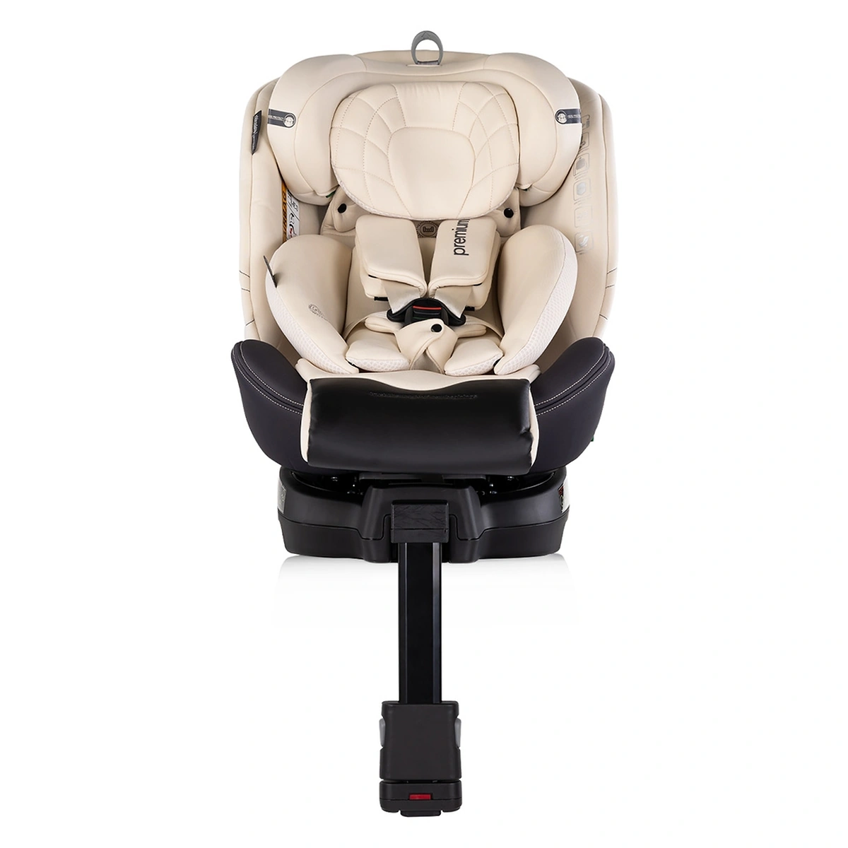 Scaun auto Chipolino Premium I-Size 40-150 cm cu sistem Isofix, Biscotta - Bej [3]