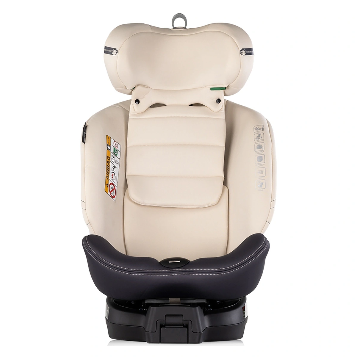 Scaun auto Chipolino Premium I-Size 40-150 cm cu sistem Isofix, Biscotta - Bej [9]