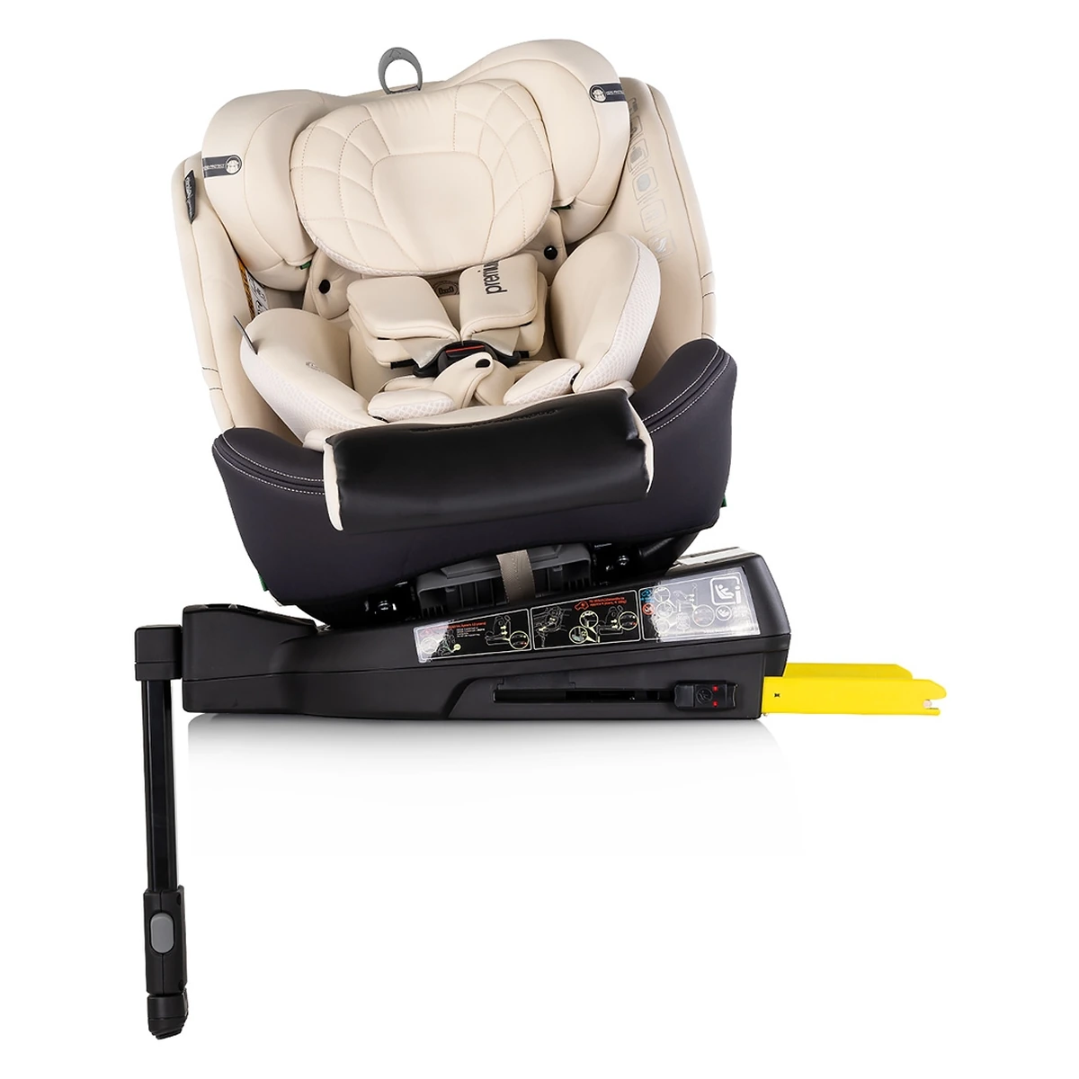 Scaun auto Chipolino Premium I-Size 40-150 cm cu sistem Isofix, Biscotta - Bej [6]