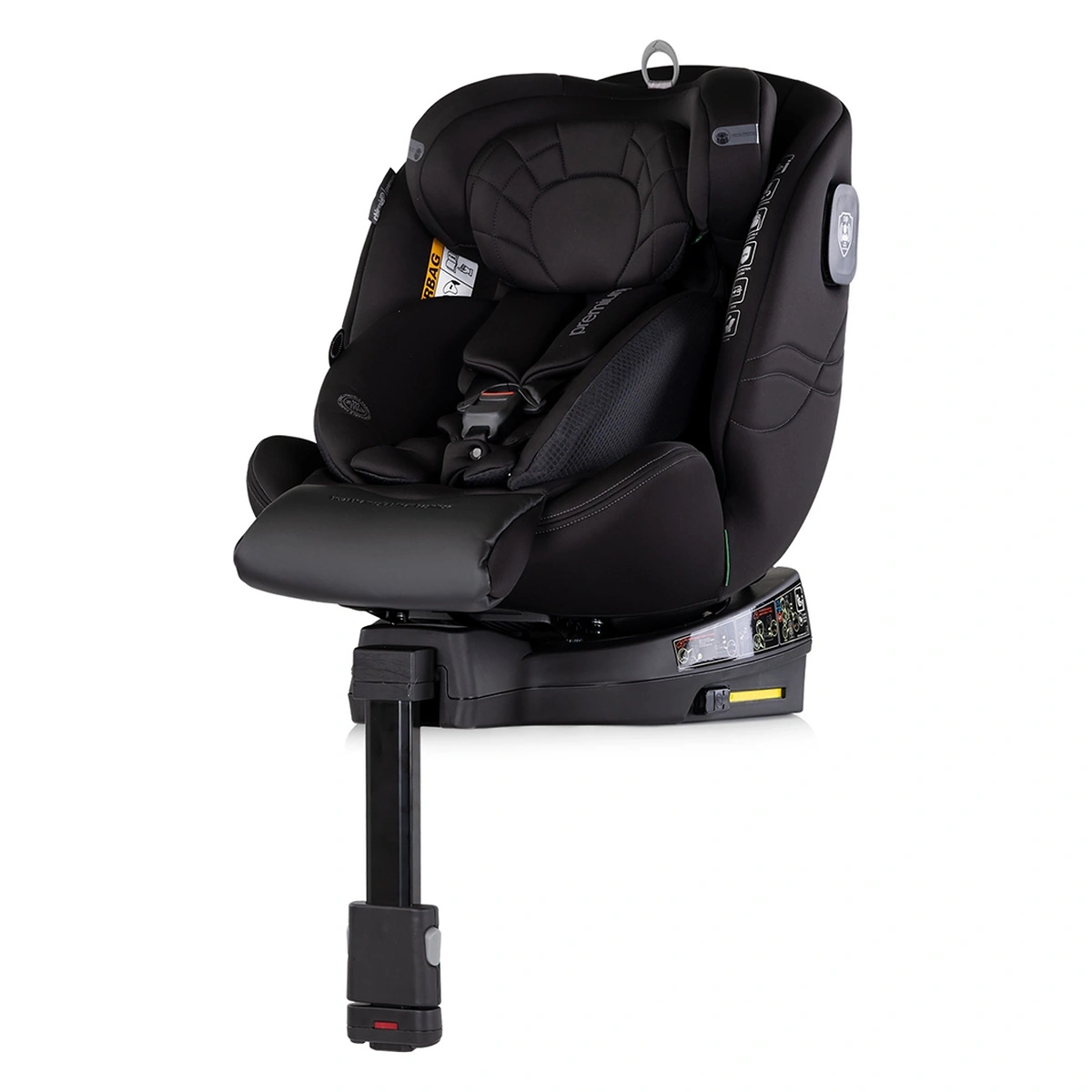 Scaun auto Chipolino Premium I-Size 40-150 cm cu sistem Isofix, Blackberry - Negru [2]