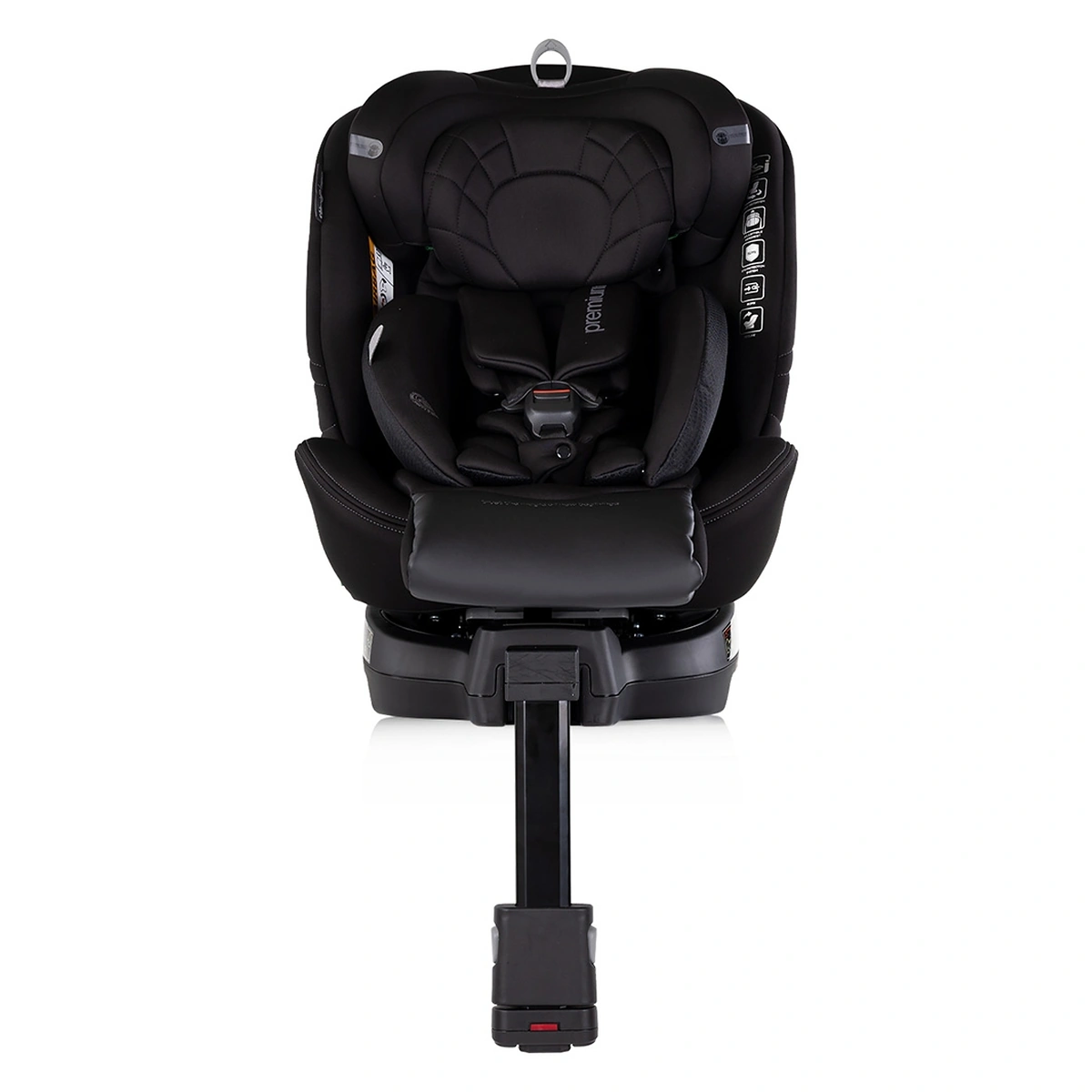 Scaun auto Chipolino Premium I-Size 40-150 cm cu sistem Isofix, Blackberry - Negru [3]