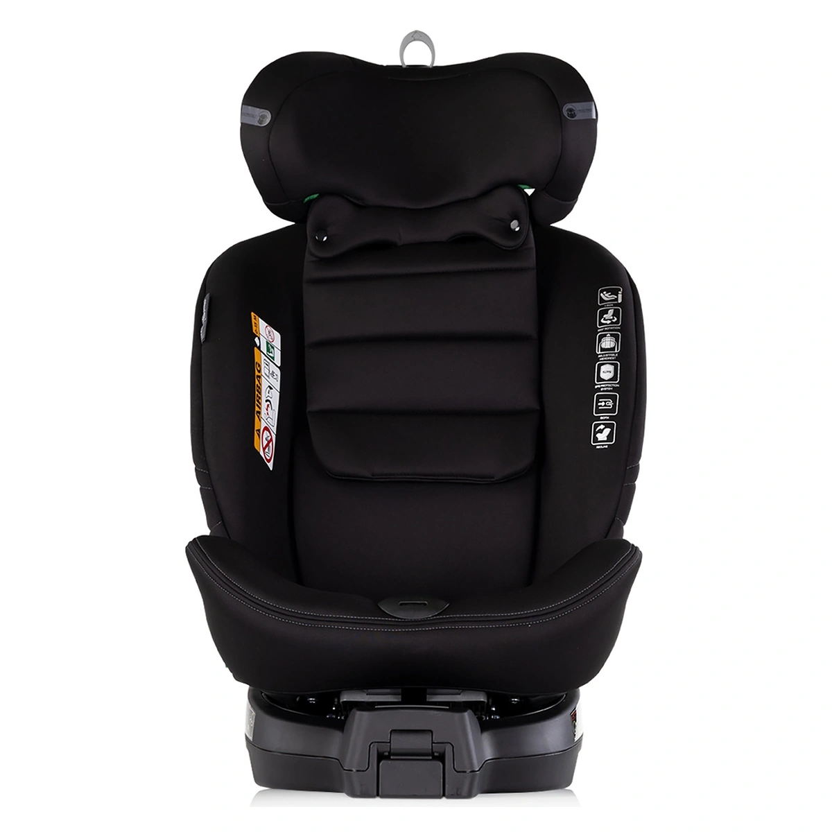 Scaun auto Chipolino Premium I-Size 40-150 cm cu sistem Isofix, Blackberry - Negru [9]